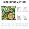 thumbnail image 5 of Qinduosi Summer Fruit Pillow Covers Pineapple Lemon Kiwifruit Avocado Decorative Throw Pillow Case Yellow Floral Cushion Cover of Home Decor for Bedroom Sofa Living Room Couch Chair Outdoor White, 5 of 5