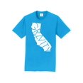 thumbnail image 1 of Gravity TradIng T-Shirt à Manches Courtes Cali - Saphir - Logo Blanc - Moyen, 1 of 1
