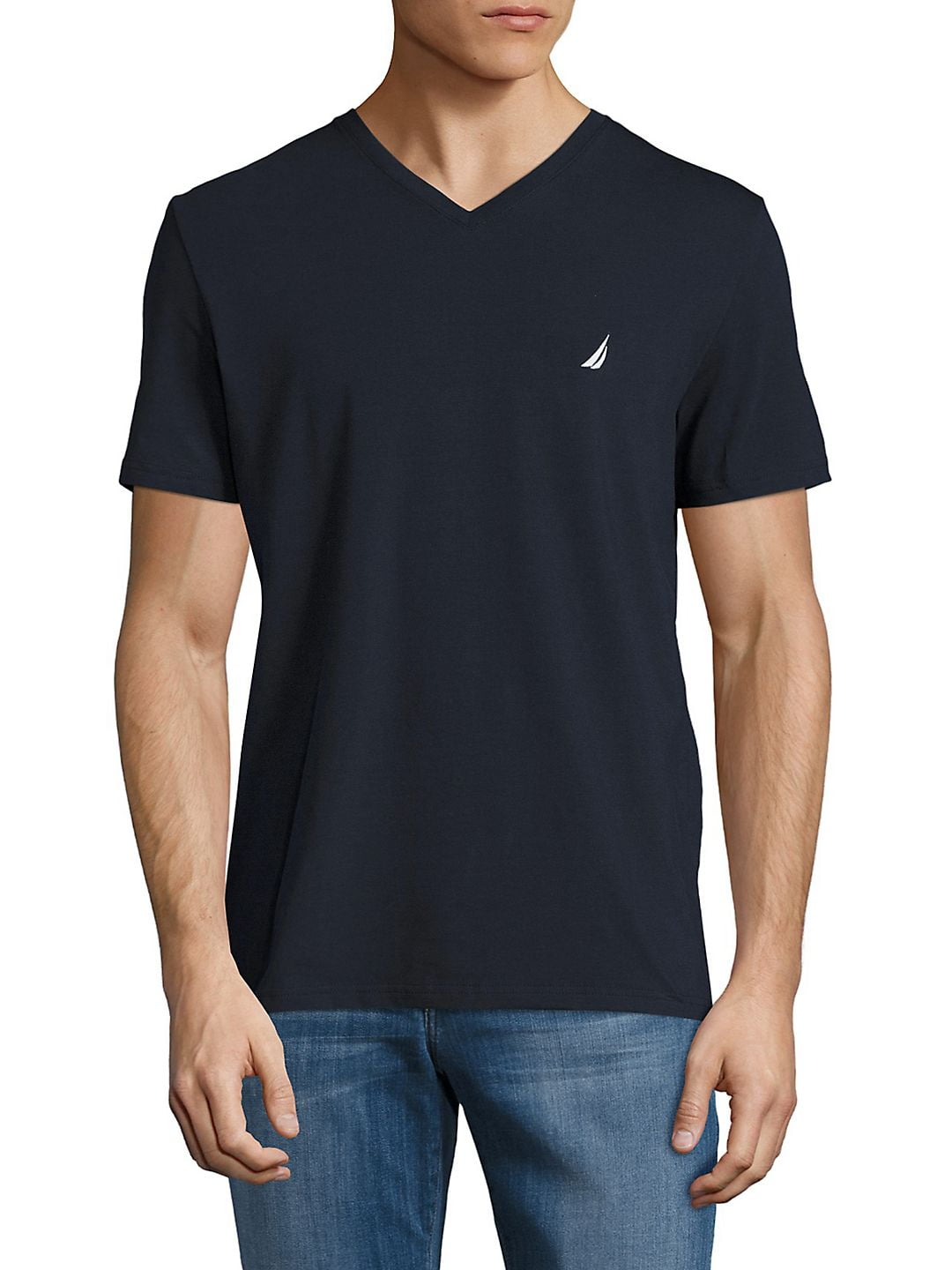 hanes slim fit v neck walmart