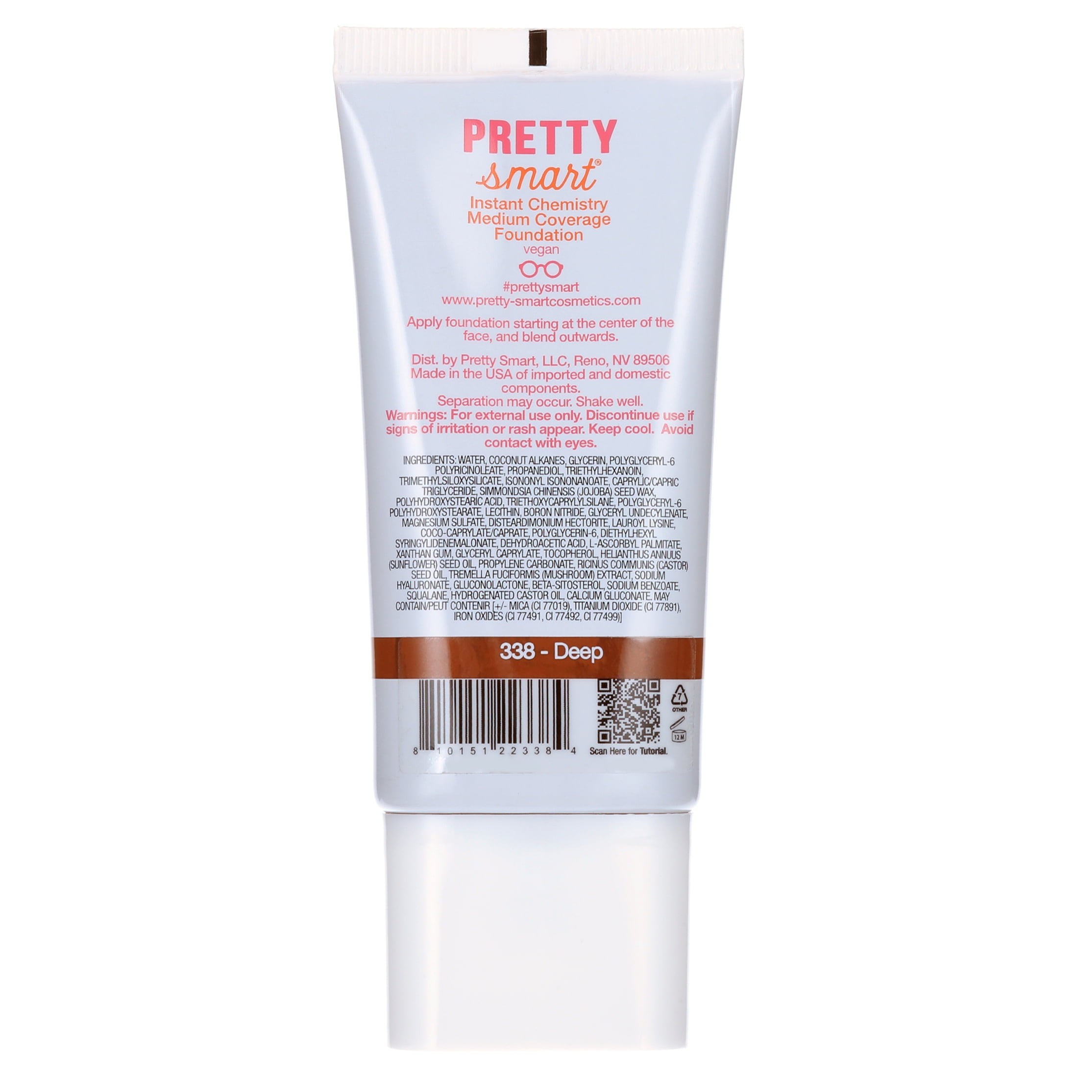 Pretty Smart Instant Chemistry Medium Coverage Foundation, 338 Deep , 1.08 fl. oz.