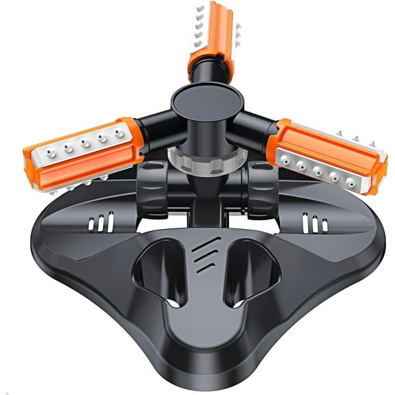 Pihode Irrigation Sprinkler for Yard,  Garden Lawn Sprinkler Automatic 360 Degree Rotating Irrigation Grass Water Sprinkler System