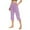 Purple（1）, variant on Diufon Women's Capri Pants Summer Casual High Waist Wide Leg Yoga Pants Stretch Cropped Pants with Pockets