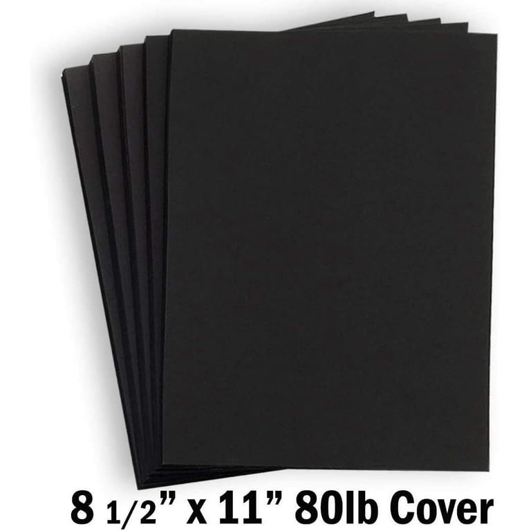  Silunkia 28 Sheets Black Cardstock Paper 8.5 x 11, 250gsm/92lb  Thick Card Stock Construction Paper Great for Printing, Arts and Crafts,  DIY Cards, wedding invitations, Greeting cards, Office(Black)