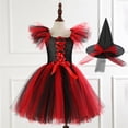 thumbnail image 2 of UAYOTSE Girls Princess Dress Fancy Aurora for Halloween Christmas Birthday Party,Red 8-9 Years, 2 of 3