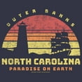 thumbnail image 2 of Women's Outer Banks North Carolina Graphic Tee Navy Blue Medium, 2 of 4