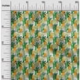 thumbnail image 2 of oneOone Silk Tabby Green Fabric Abstract Diy Clothing Quilting Fabric Print Fabric By Yard 42 Inch Wide, 2 of 5