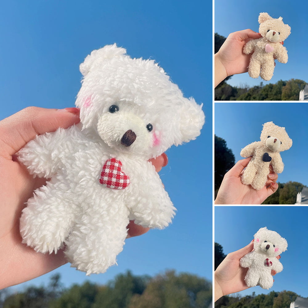 10cm Reborn Baby Dolls Toy Accessories Soft Plush Little Bear Toy & Kids Gifts 