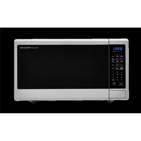Sharp SMC1843CM 1.8 cu. ft. 1100 watt with 15 in. Turntable Black, Mirror