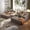 Camel, variant on Kelyda 67"x48" Oversized Chaise Lounge Chair Indoor, Modern Boneless Cloud Corduroy Couch Sofa Sleeper Bed Green