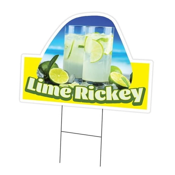 SignMission C-DC-1824-Lime Rickey19 18 x 24 in. Yard Sign & Stake - Lime Rickey