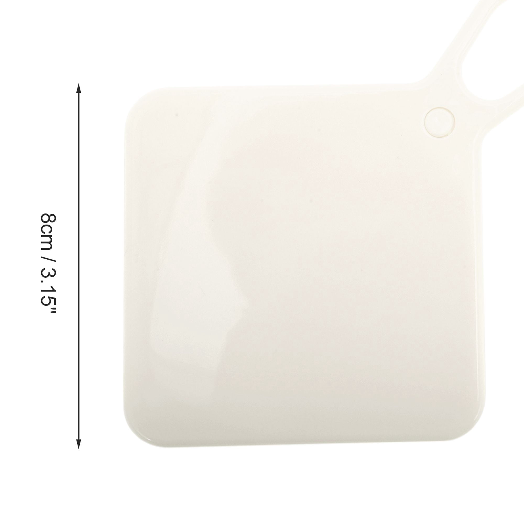Unique Bargains Rotating Makeup Mirror 1 Pc White