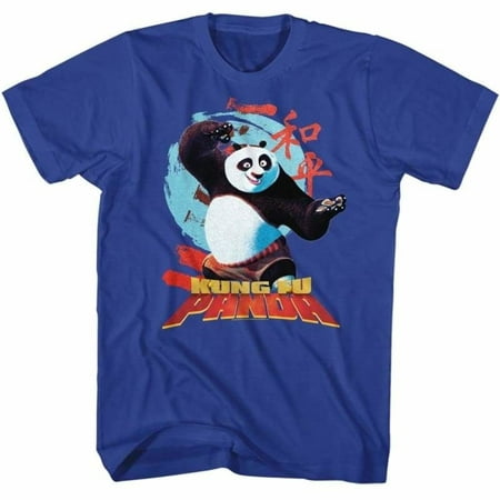 Kung Fu Panda Movies Circle Symbols Adult Short Sleeve T Shirt ...
