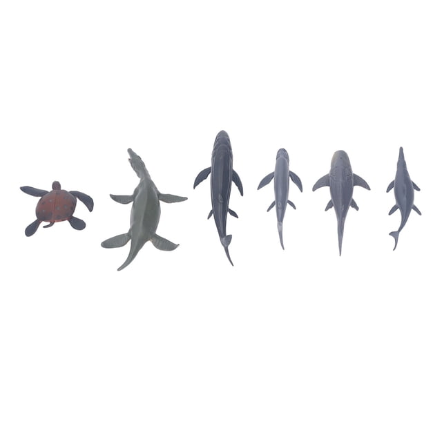 Miniature Prehistoric Sea Animal Toys, Handcrafted PVC Figurines Marine Decoration Collection