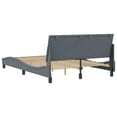 thumbnail image 6 of vidaXL Bed Frame with Headboard Mattress Foundation Bedroom Furniture Velvet, 6 of 11