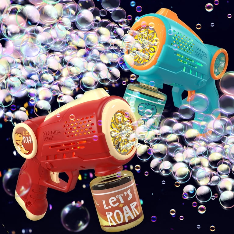 JoyStone Dinosaur Bubble Machine, 2-Pack with Lights photo 3