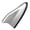 Silver, variant on Automotive Roof Fin Antenna Cover Universal Car Roof Antenna Caps Adhesive