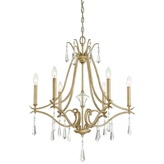 Minka Lavery - Laurel Estate - Chandelier 6 Light Brio Gold in Traditional Style