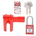 thumbnail image 1 of Lockout Tagout Lock Kit, Engineering  Set Durable Corrosion Resistance With  Warning Label For Electric Power For Industrial For Petroleum, 1 of 8