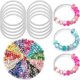 thumbnail image 1 of 20Pcs Elastic Charm Bracelets Plus 220PCS Hole Spacer Beads, DIY Charm Bracelet for Women Jewelry Birthday Gifts, 1 of 5
