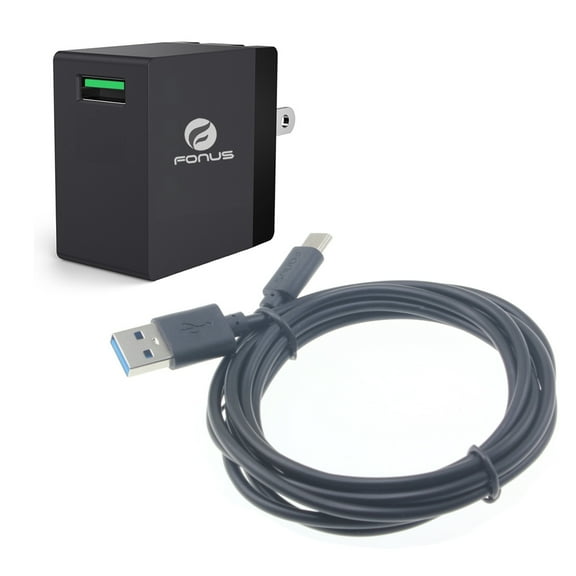 Galaxy A10e 18W Quick Home Charger, 6ft USB Cable Power Cord Travel Wall AC Adapter for Samsung Galaxy A10e