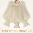 thumbnail image 3 of Pain Hot Water Bag with Plush Cover 2L Large Capacity Rubber Hot Water Bottle Hand Feet Warmer for Bed Hot Compress Cold Therapy Shoulder Pain Relief, 3 of 7