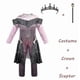 thumbnail image 1 of Disfraz de Audrey para niña, disfraz de fantasía de Halloween para niños, mono de fiesta elegante para mujer, disfraz de Cosplay de Evie Mal, 1 of 5