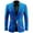 Blue, variant on Tailored Fit Business Jacket For Formal Occasions And Wear With Modern Classic Design And Comfortable Stretch Fabric