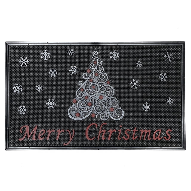 Tapis En Caoutchouc (Un Arbre - Joyeux Noël)