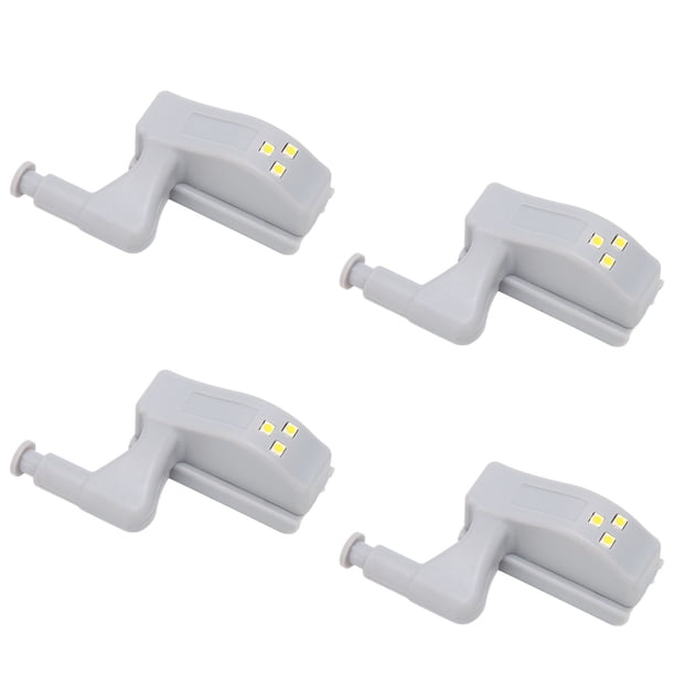 Luces LED con bisagra BuyWeek 10 juegos de luces para gabinetes ABS