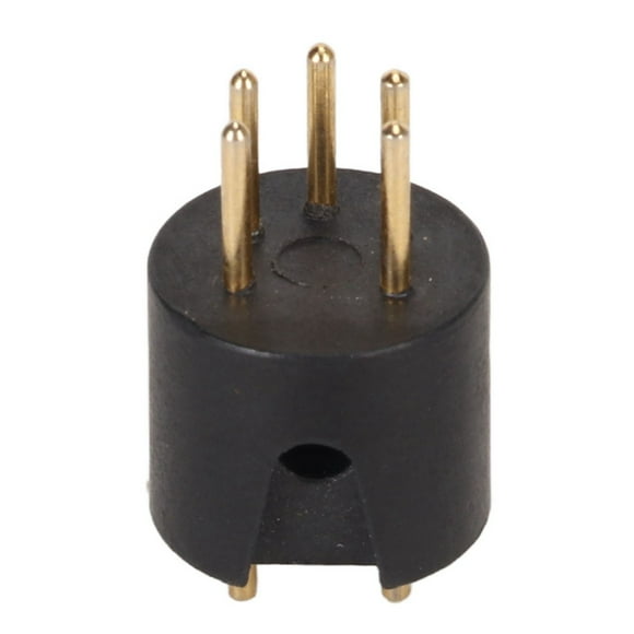 Vinyl Turntable 5 Pin DIN Gold Plated Male Plug Tonearm DIN Plug Connector for LP Vinyl Record Player Tonearm