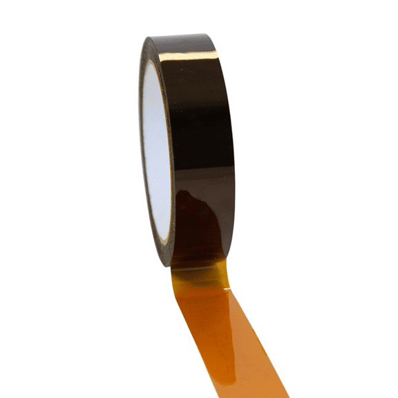 FindTape Kapton Polyimide Film Tape [2 mil] (PFT2): 1/2 in. x 36 yds. (Amber / Transparent)