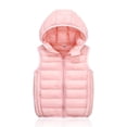 thumbnail image 3 of Generic Kids Boys Girls Puffer Vest Sleeveless Hooded Winter Quilted Jacket Outerwear Kids Light Zip Up Down Coat Soft Warm Waistcoat, 3 of 3