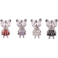 thumbnail image 6 of Cubic Zirconia CZ Clip On Earrings For Women Non Pierced Simulated diamond Clip-ons Jewelry, 6 of 12