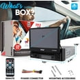 Pyle Car Stereo Video Receiver Multimedia Disc Player, Motorized Fold