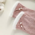 thumbnail image 6 of Yesbay Women Gloves Touch Screen Windproof Warm Gloves Thermal Knitted Gloves with Fluffy Fur Trim, 6 of 8