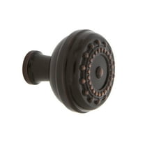 Nostalgic Warehouse Ckb_Mea Meadows 1-3/8" Mushroom Cabinet Knob - Bronze