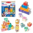 thumbnail image 1 of Bloques de madera para aprender a partir de 18 millones de letras Melissa & Doug, 1 of 9