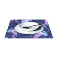 thumbnail image 3 of Glowing Jellyfish 12×18 inch Placemats Heat Resistant Washable Foldable Rectangular Placemats Set Decoration Indoor Outdoor for Kitchen Dining Table 1PC, 3 of 8