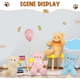 thumbnail image 2 of Oso de peluche de 30 cm, suave y adorable, ideal para decoración de fiestas de cumpleaños (beige)., 2 of 5