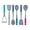Assorted/10 Count, variant on Restaurantware Silicone Utensil Set Pack of 1 Non-Slip Handle 6-Piece Nylon Kitchen Tool Set, Heat-Resistant Dishwasher-Friendly Cooking Accessories, Durable Assorted Cooking Utensils