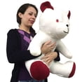 thumbnail image 1 of American Made Jumbo White Teddy Bear 24 Inch Big Stuffed Cuddle Buddy, 1 of 1