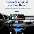 thumbnail image 6 of MOOKAKA 10.25 inch Linux Carplay Screen/Radio/Multimedia Player for BMW 5 Series 2010-2012 CIC 2013-2017 NBT Universal Car Navigation/GPS Upgrade Headunit Display 1080P Touch Screen Replace System, 6 of 16