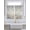 beige, variant on Blue Beige Coastal 2 Panel Kitchen Curtains for Small Windows, Beach Starfish Summer Eucalyptus Vintage Bathroom Tier Curtain, Short Window Treatment for Bedroom/Living Room 55"x24"