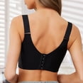thumbnail image 6 of Wdgfv Women Floral Lace Bralette Padded Breathable Sexy Racerback Lace Bra Navy XL, 6 of 6