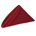thumbnail image 2 of Ultimate Textile (5 Dozen) 17 x 17-Inch Polyester Cloth Napkins - for Wedding, Restaurant or Banquet use, Holiday Red, 2 of 5