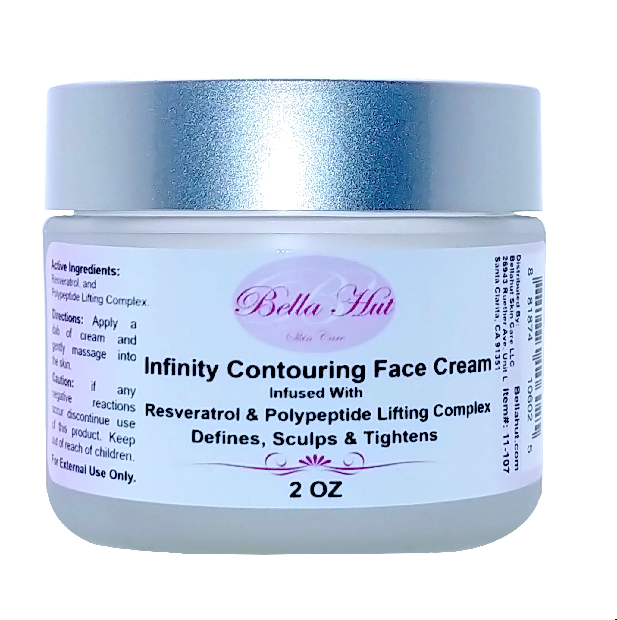 Bellahut Infinity Contouring Face Cream (2 OZ), Resveratrol and