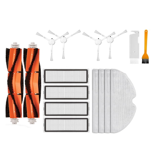 Para Robot Aspiradora Mopa 2C Limpiador XMSTJQR2C Repuestos Accesorios Cepillo Principal Cepillo Lateral Fregona Trapo