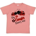 thumbnail image 3 of Inktastic My Cousin Loves Me with Cute Ladybugs Boys or Girls Toddler T-Shirt, 3 of 5