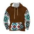 thumbnail image 1 of Sudadera con capucha para hombre, moderna, con cordón ajustable y bolsillo, estampada, deportiva y de ocio, sudadera con capucha, blusa de poliéster para hombre, 1 of 4