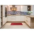 thumbnail image 6 of Ahgly Company Machine Washable Indoor Square Transitional Red Area Rugs, 8' Square, 6 of 7